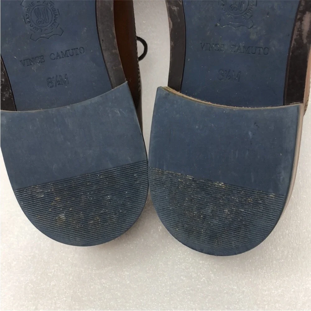 Vince Camuto Shoes Lawsen Brown Leather Oxford Men’s Size 8.5M